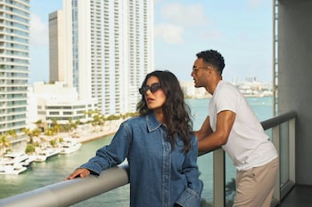 View from property looking out at W Miami