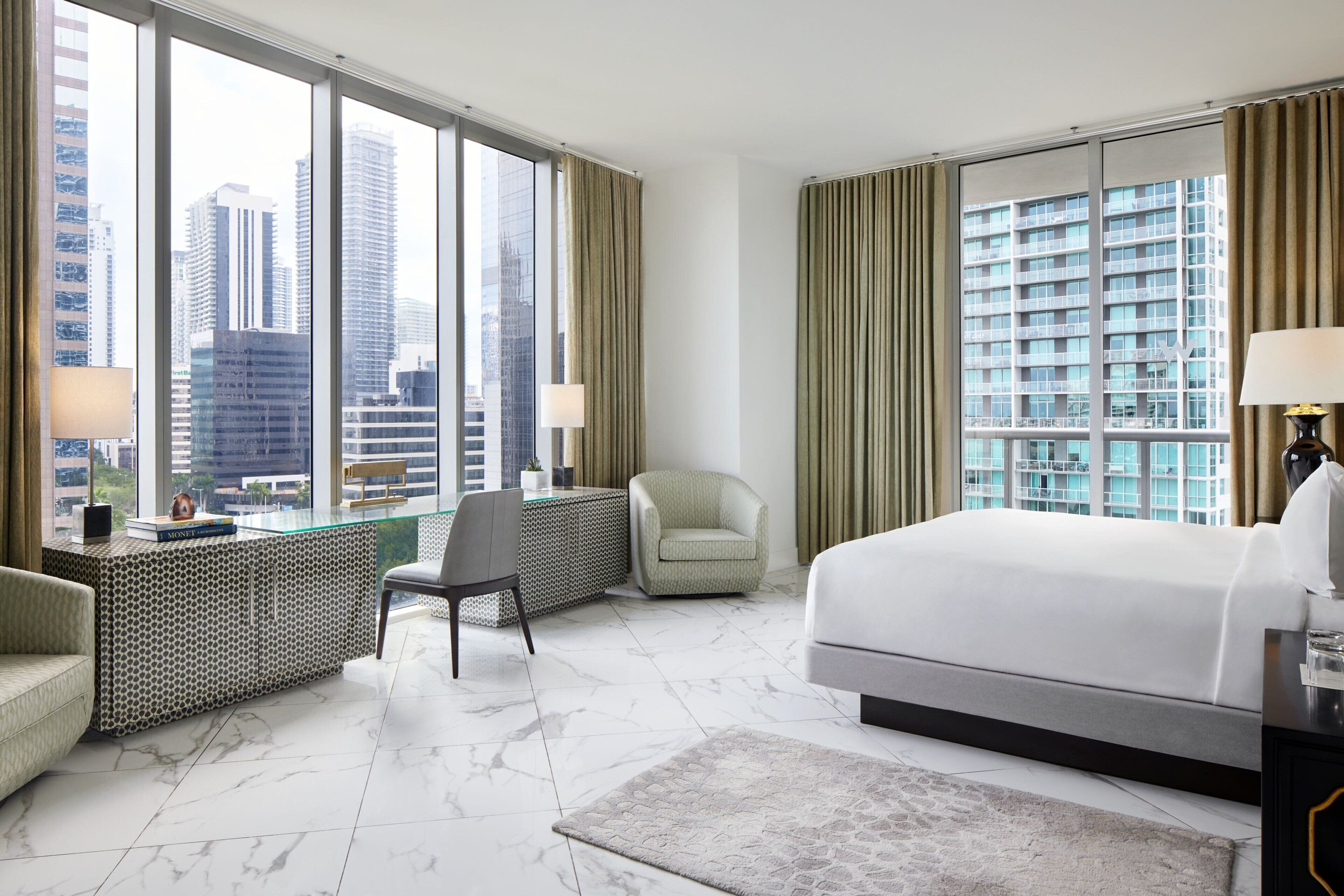 penthouse, 2 bedrooms, river view (suite, larger, city view) | premium bedding, minibar, desk, laptop workspace