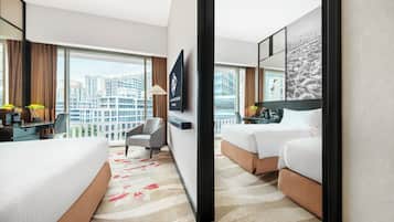 Free minibar, in-room safe, desk, iron/ironing board