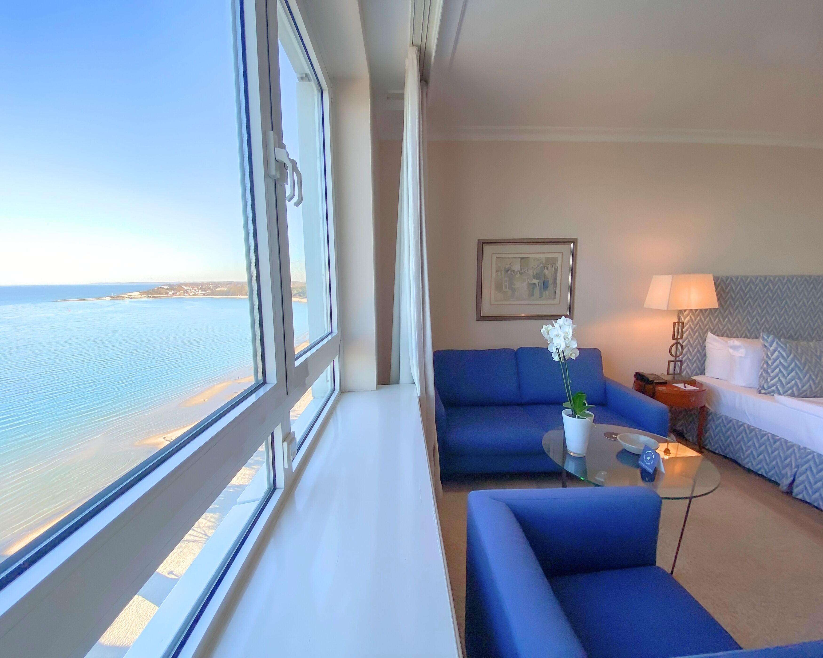 Luxus - Doppelzimmer mit Meerblick - oberste Etage