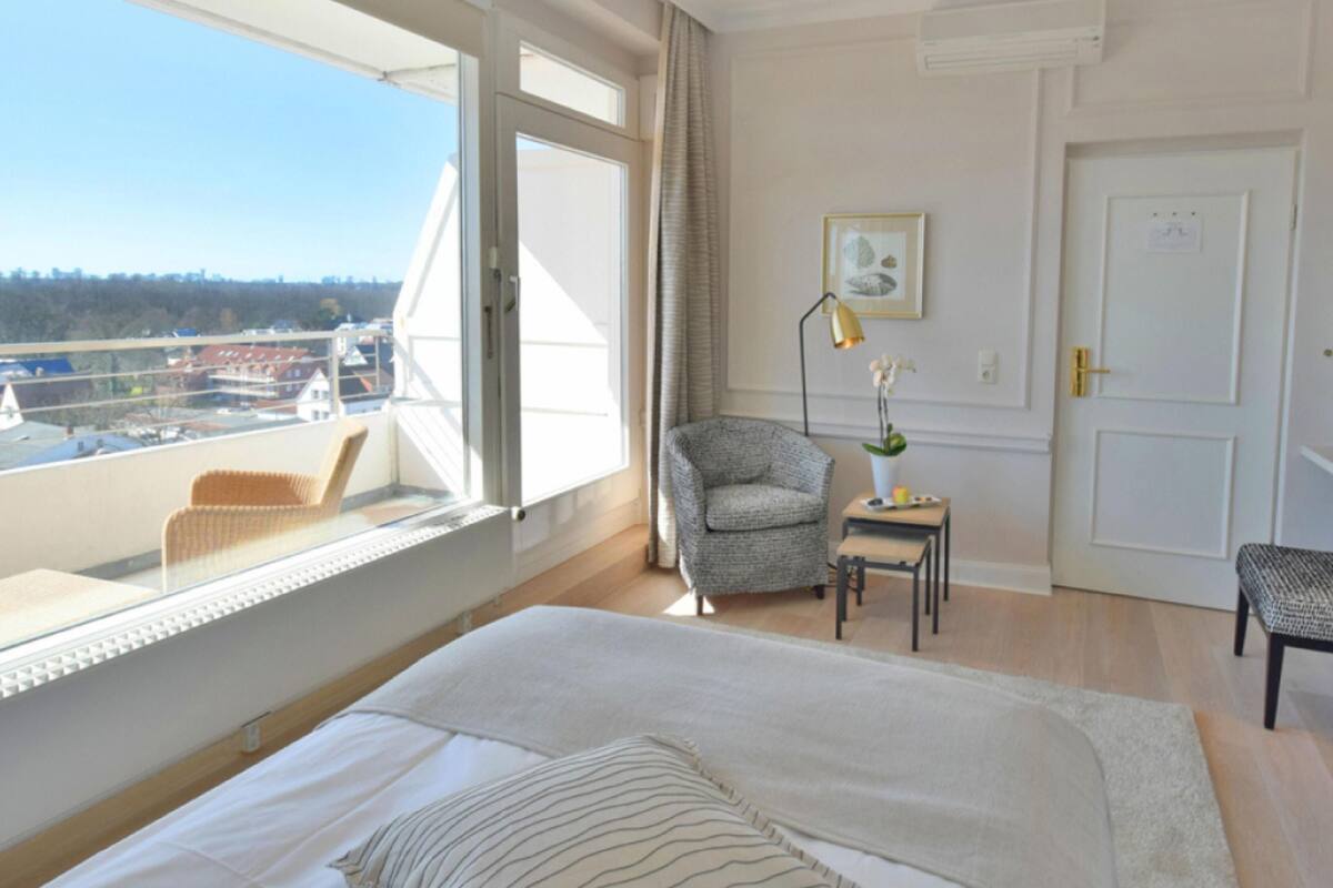 einzelzimmer mit landblick | view from room