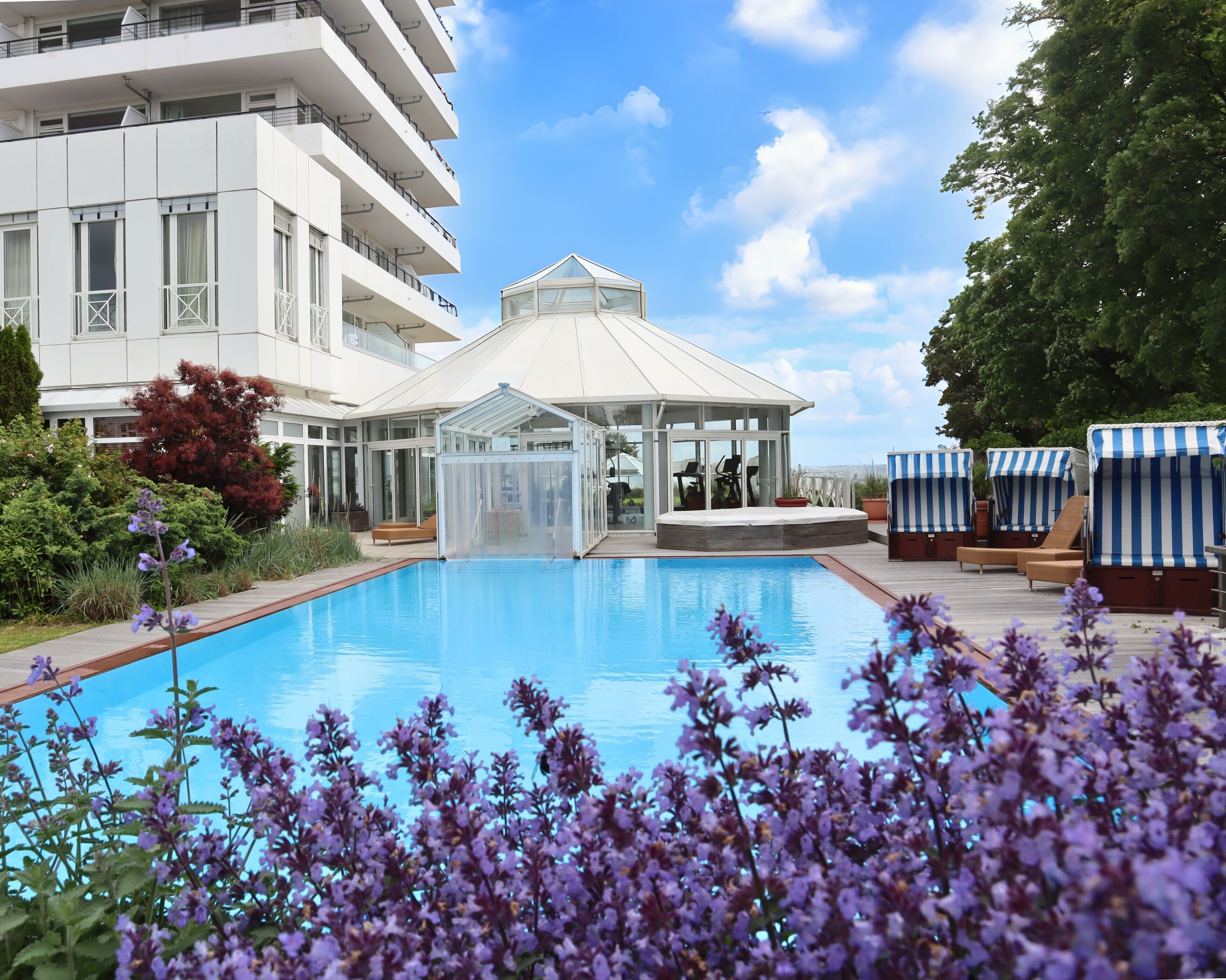 indoor pool, seasonal outdoor pool