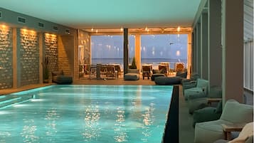 Indoor pool, seasonal outdoor pool