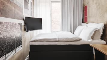 Værelse - 1 dobbeltseng | Premium-sengetøj, senge med topmadrasser, pengeskab på værelset