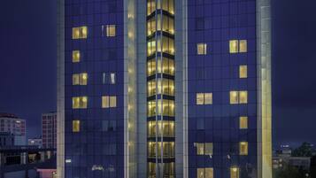 Front of property – evening/night