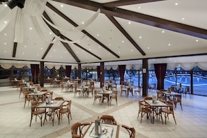 3 restaurants, breakfast, lunch, dinner served; Turkish cuisine