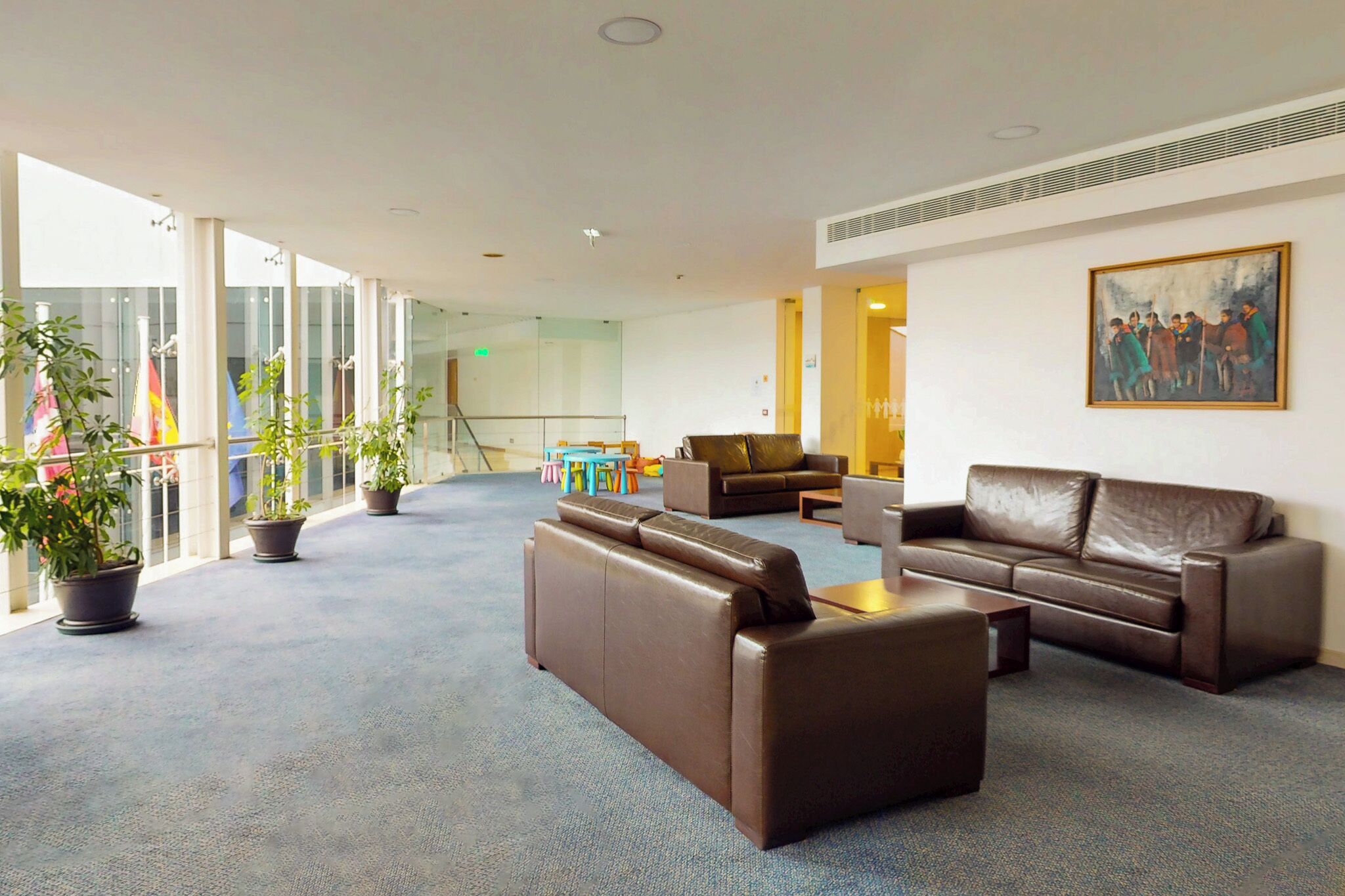 Lobby sitting area