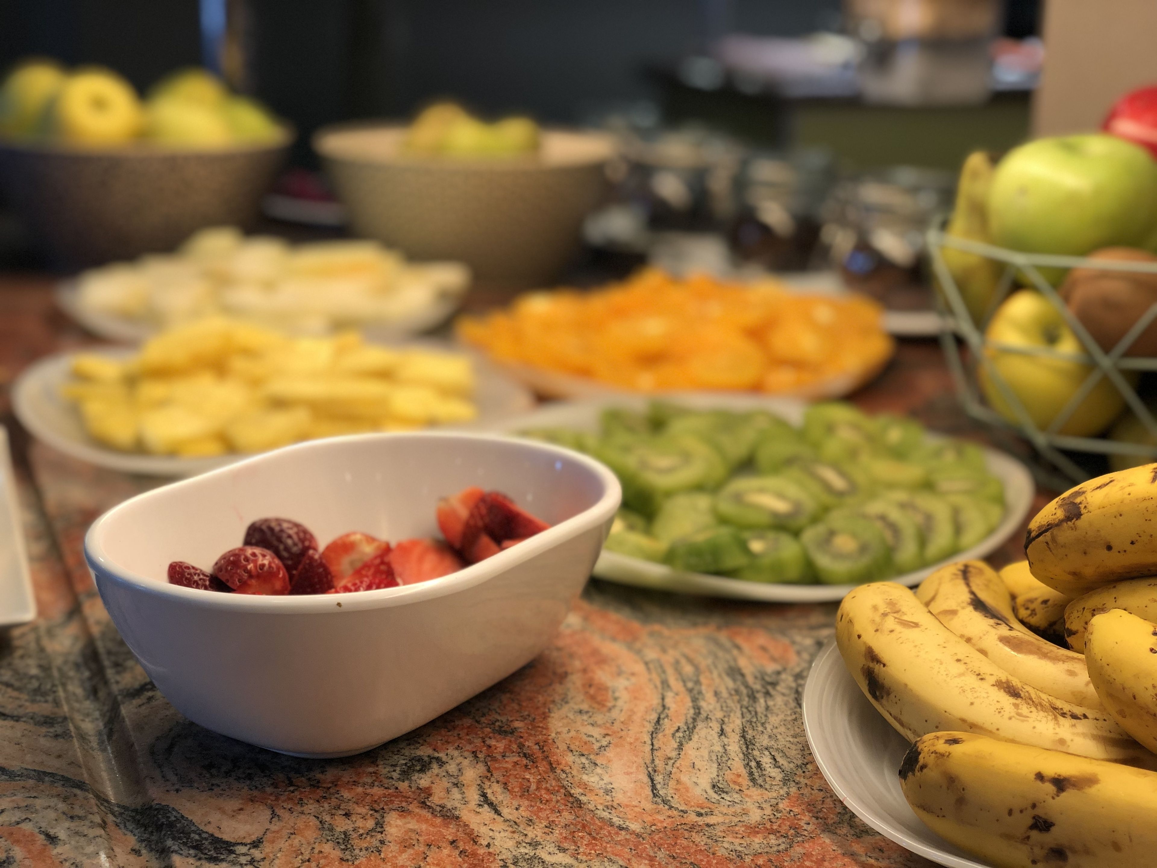 Colazione a buffet, servita tutte le mattine (16 EUR a persona) 