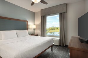 Premium bedding, pillow-top beds, desk, laptop workspace - Homewood Suites by Hilton Fort Myers Airport/FGCU (Fort Myers)