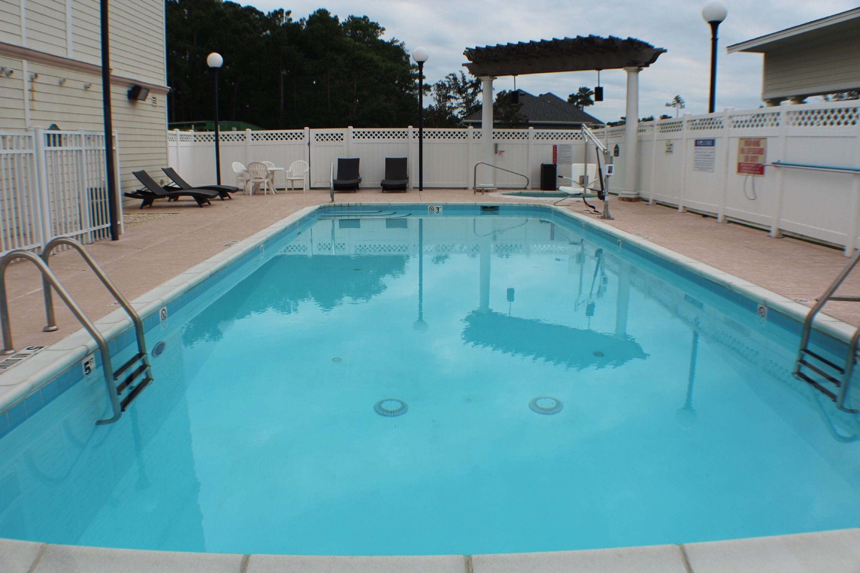 Seasonal outdoor pool