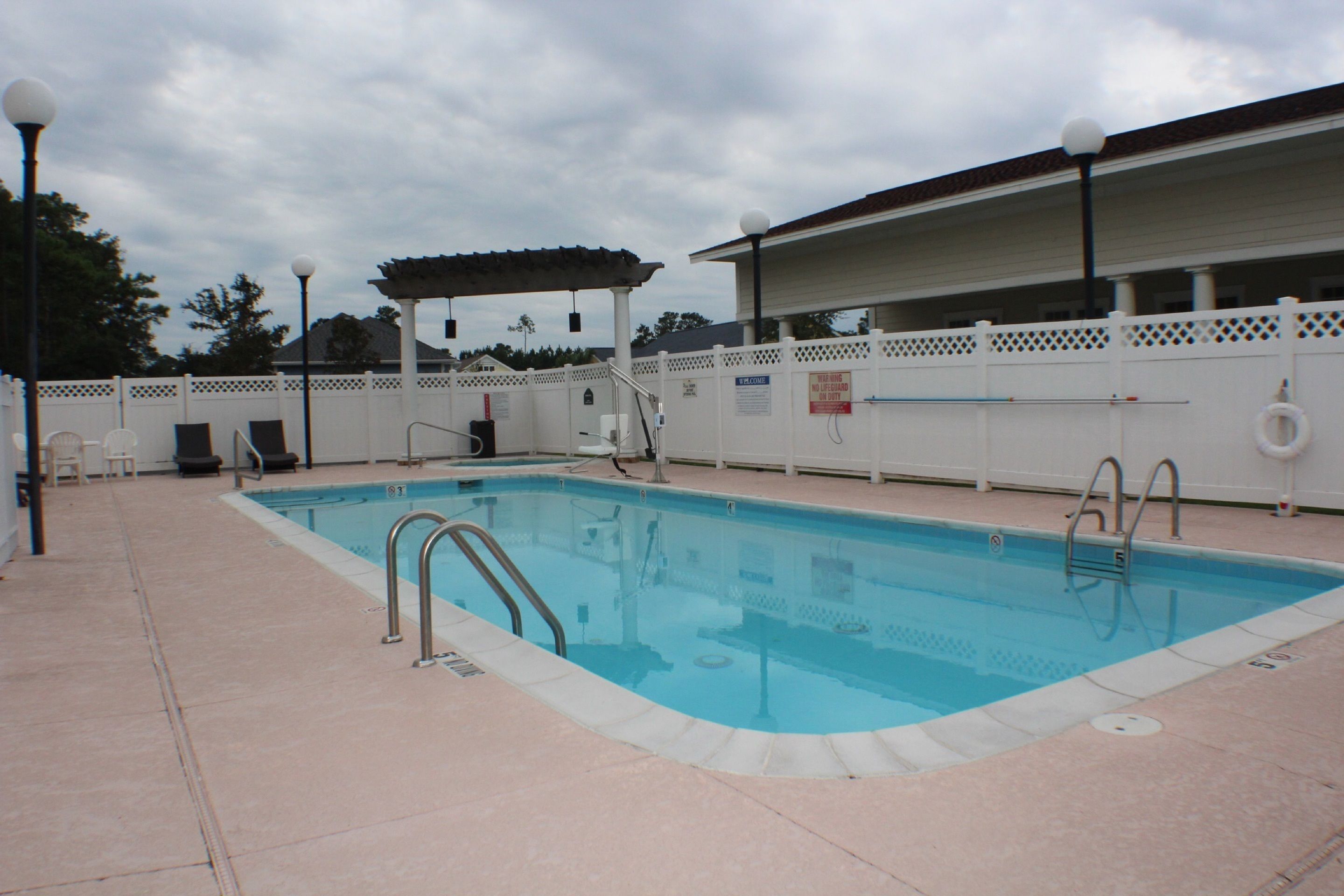 Seasonal outdoor pool