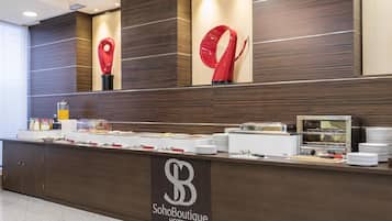 Daily buffet breakfast (EUR 12 per person)