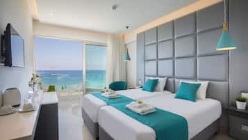 Comfort Double or Twin Room, 1 Bedroom, Balcony, Sea View | Minibar, iron/ironing board, free cribs/infant beds, free WiFi