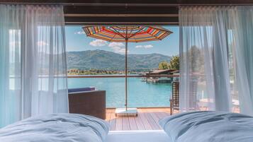 Panoramic-Studiosuite, Seeblick | Hochwertige Bettwaren, Minibar, Zimmersafe, individuell dekoriert