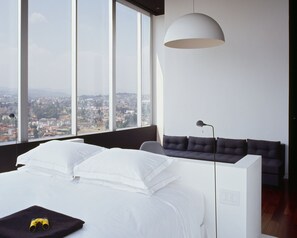 Premium bedding, minibar, in-room safe, desk