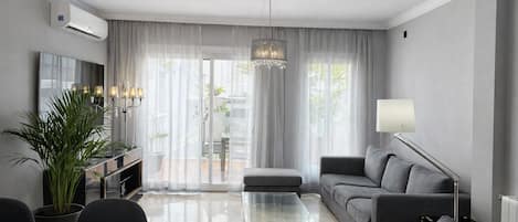 Family Duplex | Premium bedding, down duvets, memory-foam beds, in-room safe