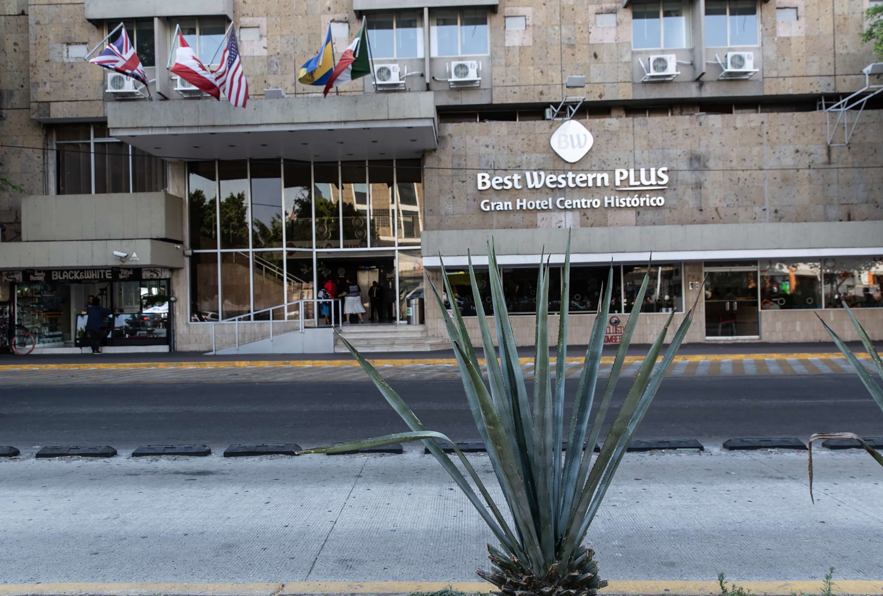 The exterior of the Best Western PLUS Gran Hotel Centro Histórico.