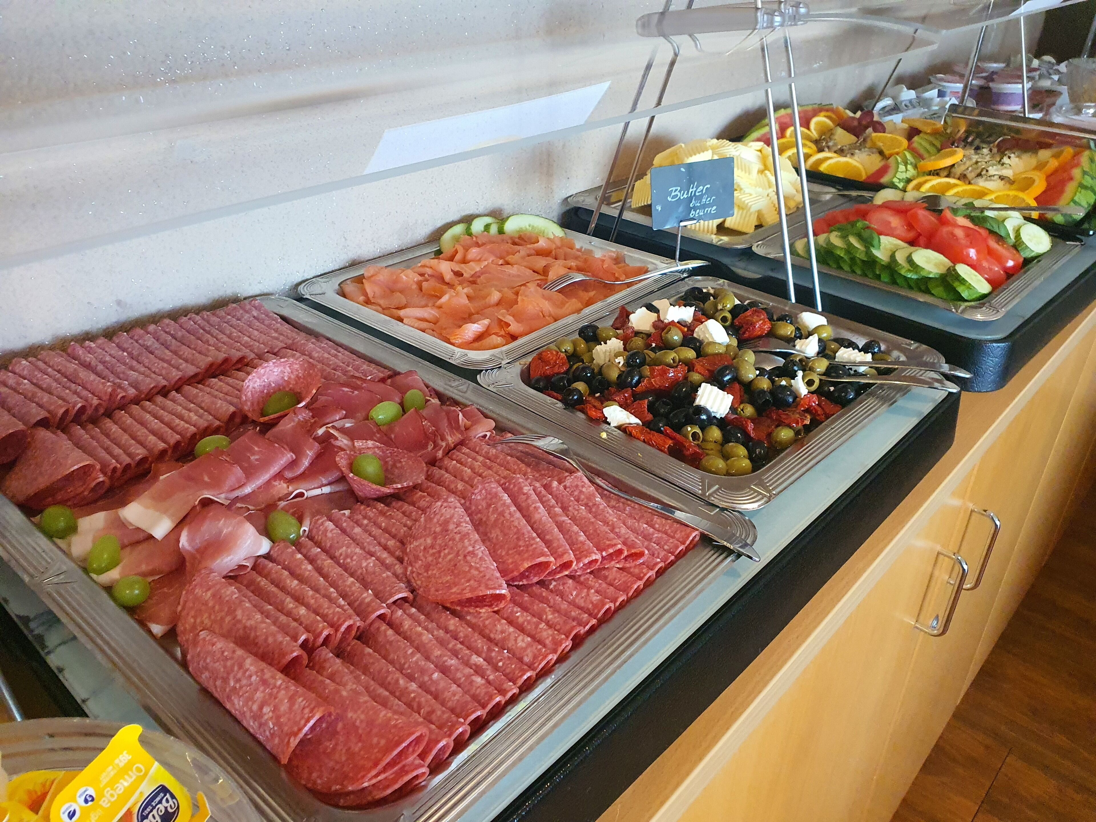 daily buffet breakfast (eur 11.5 per person)