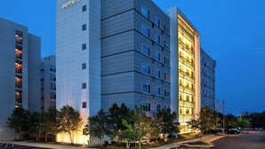 A multi-story hotel with a modern design, featuring a prominent 'element' sign on the facade. - Element by Marriott Arundel Mills BWI Airport (Hanover)