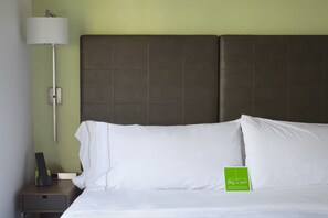 Premium bedding, down duvets, pillow-top beds, in-room safe