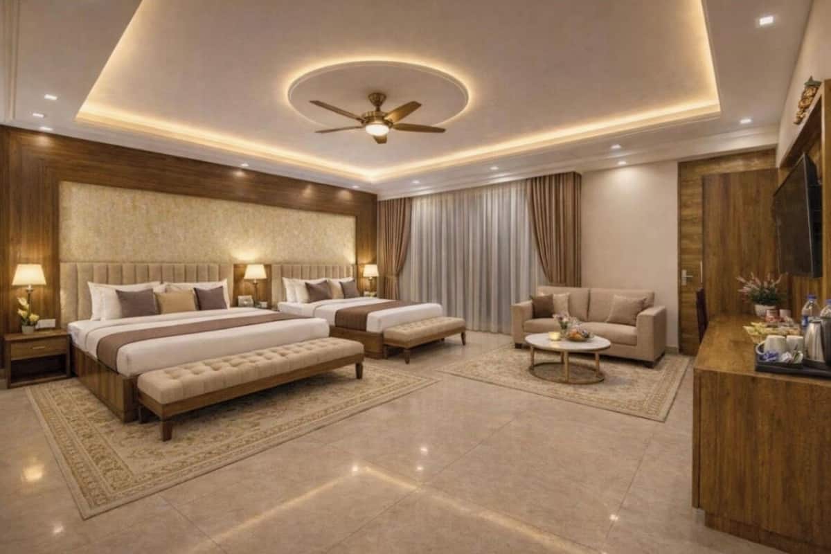 Chambre Double Familiale, 2 chambres | Bureau, rideaux occultants, lits pliants/supplémentaires, Wi-Fi gratuit