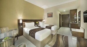 Deluxe Double or Twin Room | Desk, blackout curtains, rollaway beds, free WiFi - Hotel Vishal Residency, Mahipalpur Near IGI Delhi Airport (New Delhi)