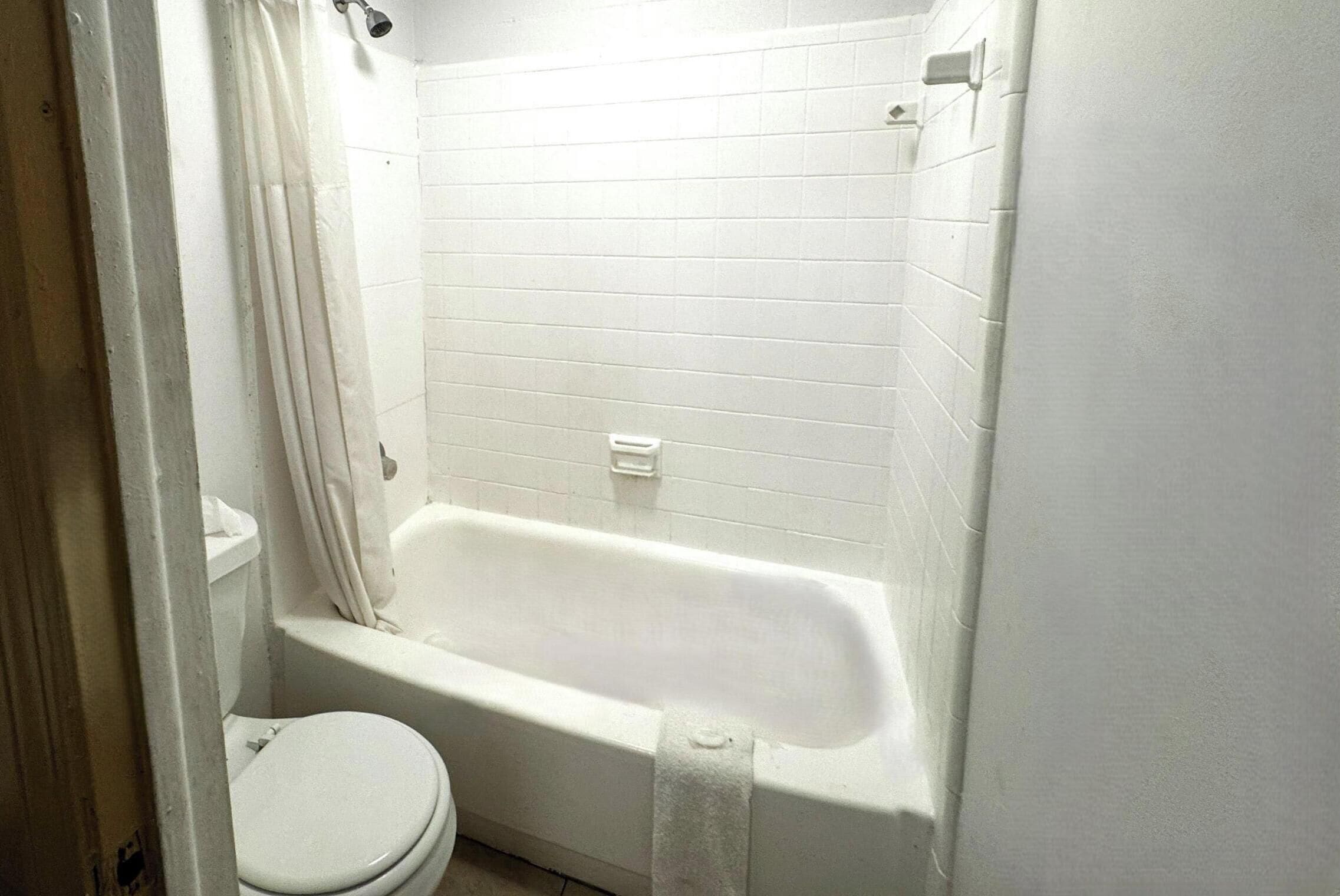 Room, 2 Double Beds, Smoking | Bathroom | Free toiletries, towels