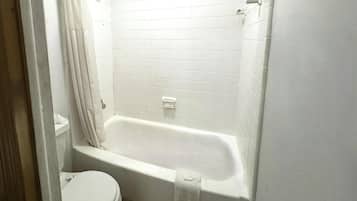 Room, 2 Double Beds, Smoking | Bathroom | Free toiletries, towels