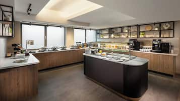 Daily buffet breakfast for a fee