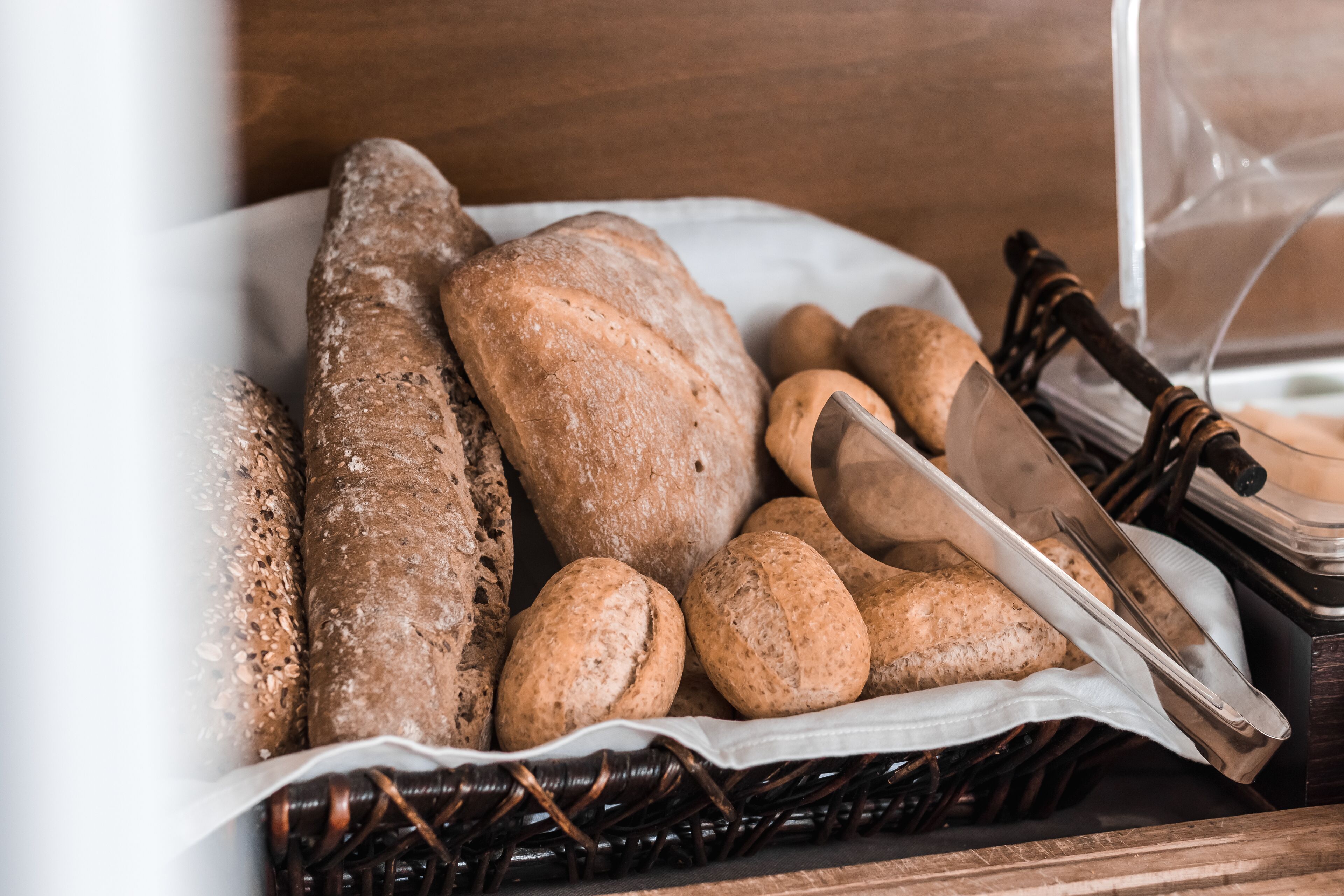 뷔페 아침 식사
