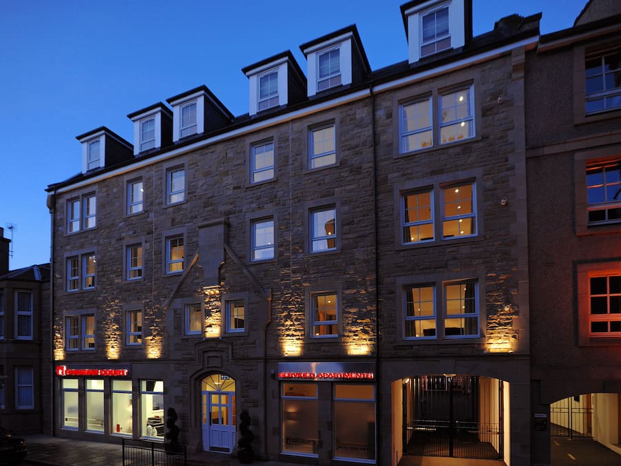 Front of property - evening/night