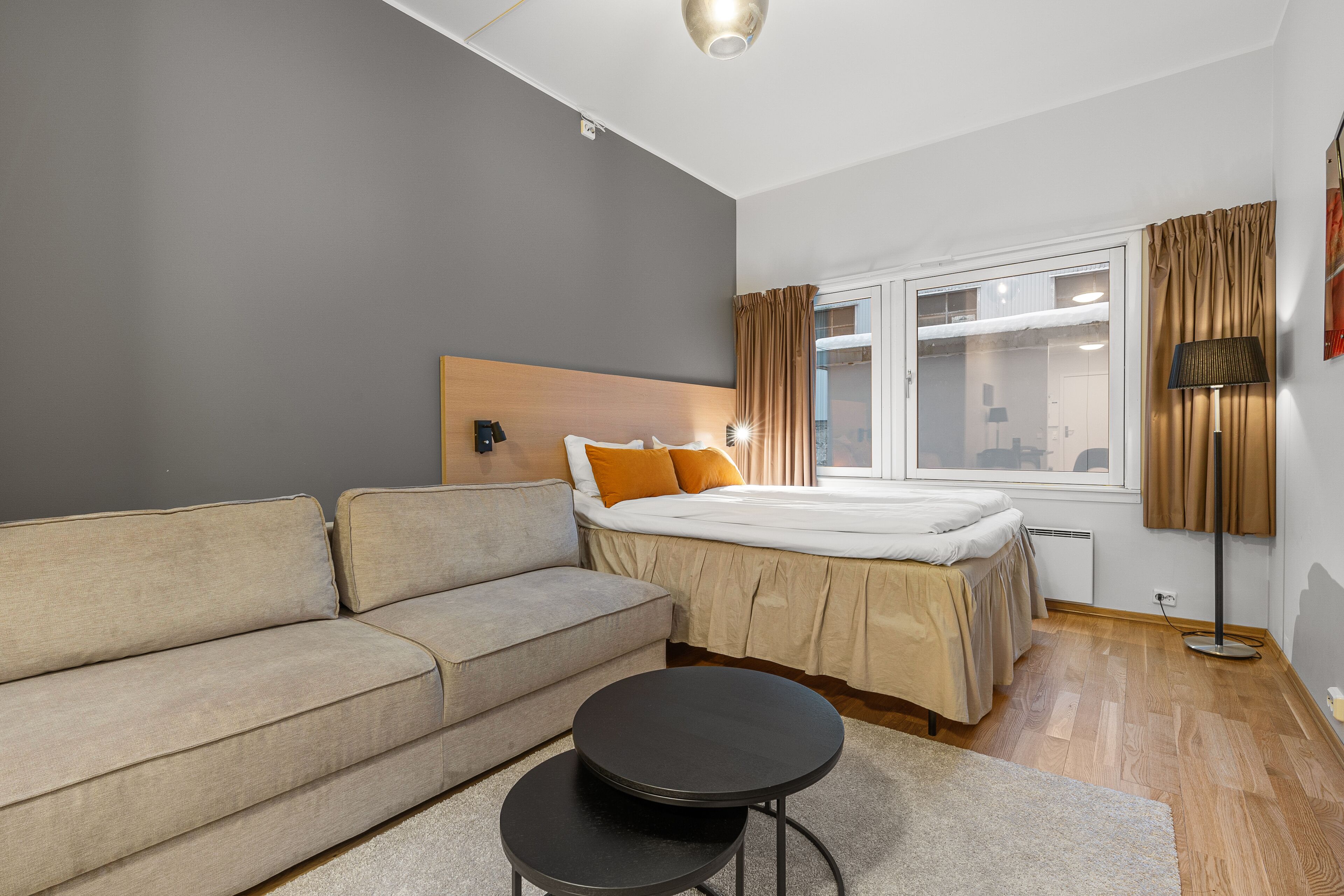 superior twin room, kitchen | living area | 32-inch lcd tv with digital channels, tv