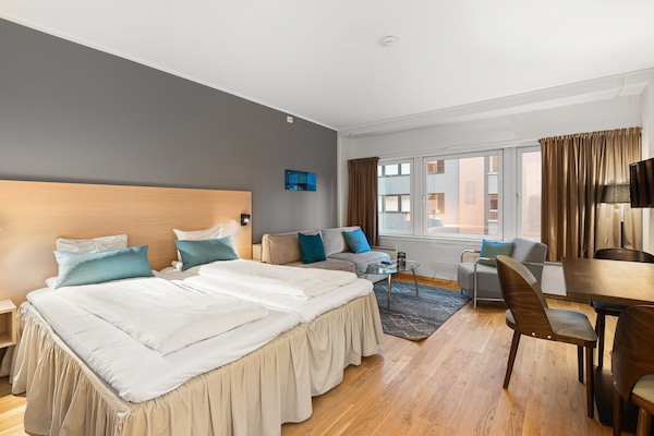 Superior Double Room, Kitchen | 1 bedroom, in-room safe, soundproofing, iron/ironing board