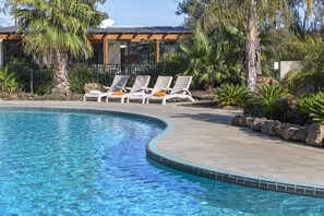 Indoor pool, outdoor pool