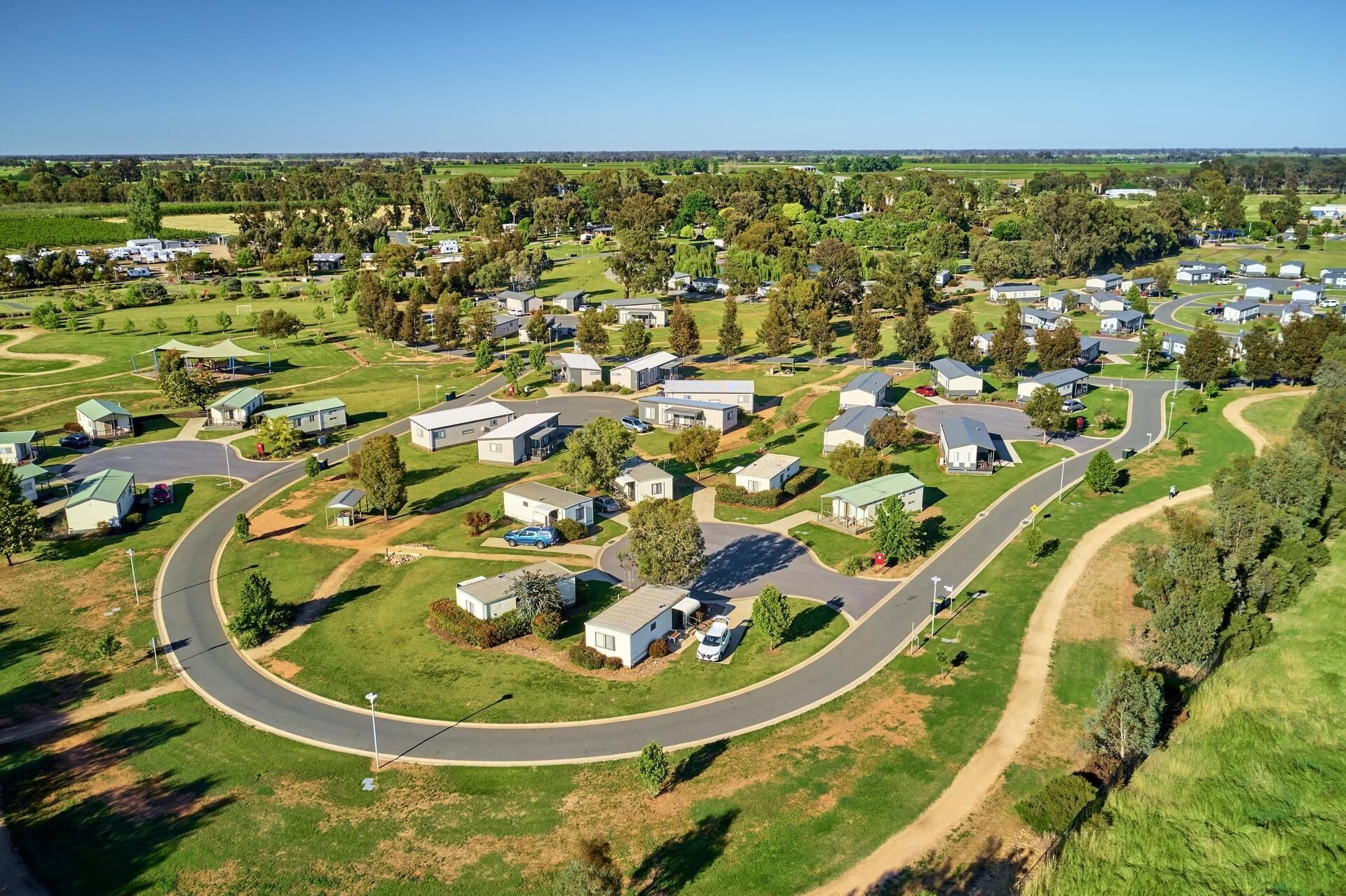 Vistas al complejo turístico