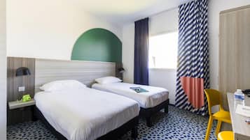 20 slaapkamers, luxe beddengoed, een kluis op de kamer, een bureau