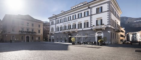 Overnatningsstedets facade