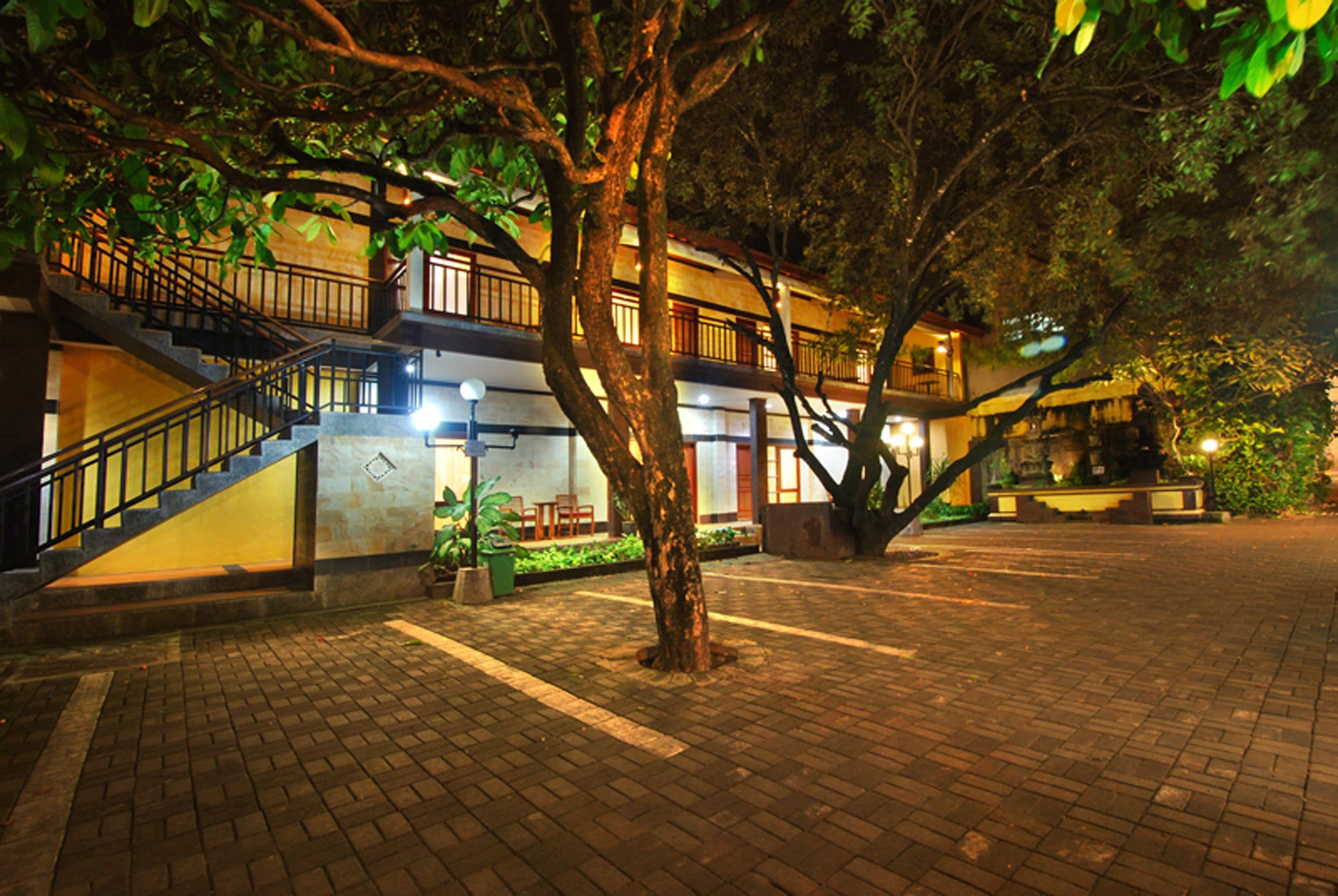 front of property – evening/night