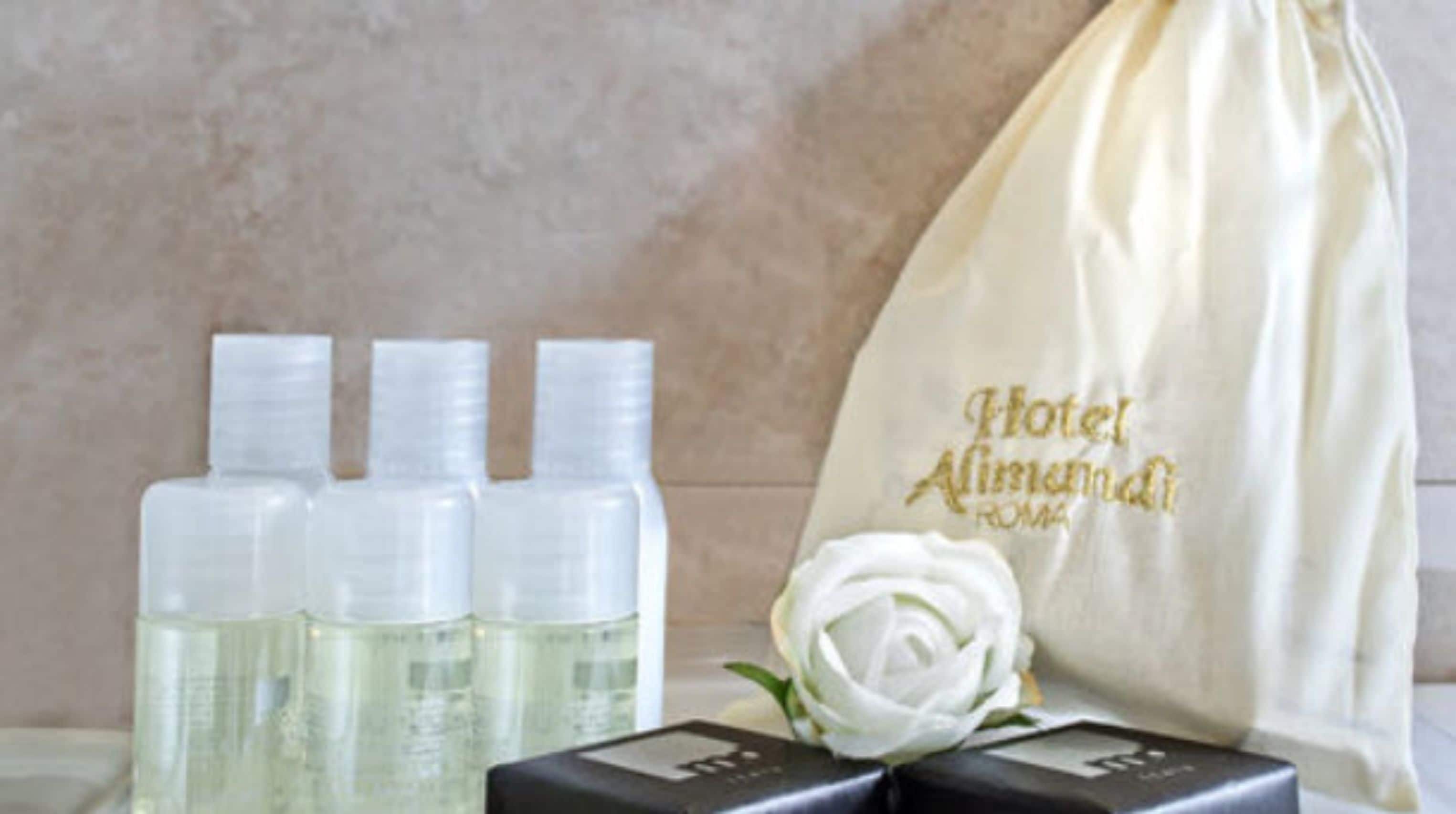 free toiletries, hair dryer, slippers, bidet