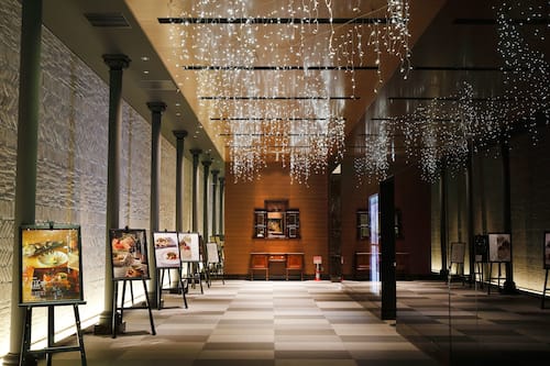 Interior entrance