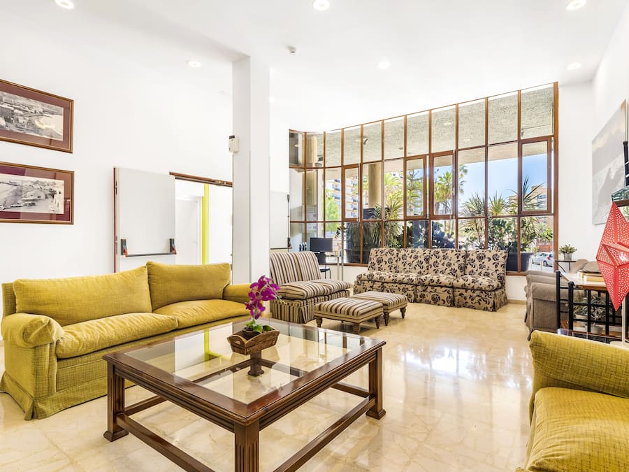 Sala de estar en el lobby