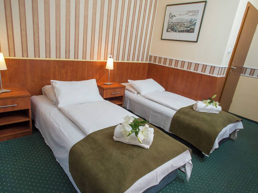 Standard Twin Room | In-room safe, desk, iron/ironing board (on request), WiFi (free)