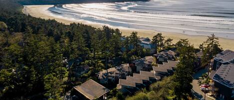 Beach nearby, surfing