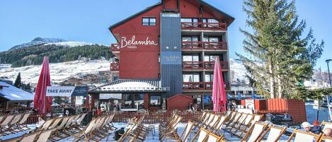 Façade de l’hébergement