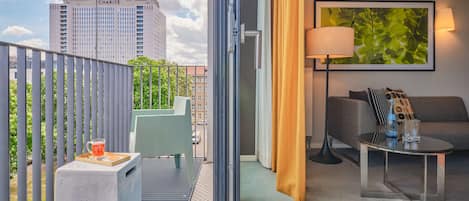 Studio (Premier) | 2 sovrum, sängtillbehör av högsta kvalitet, duntäcken och minibar