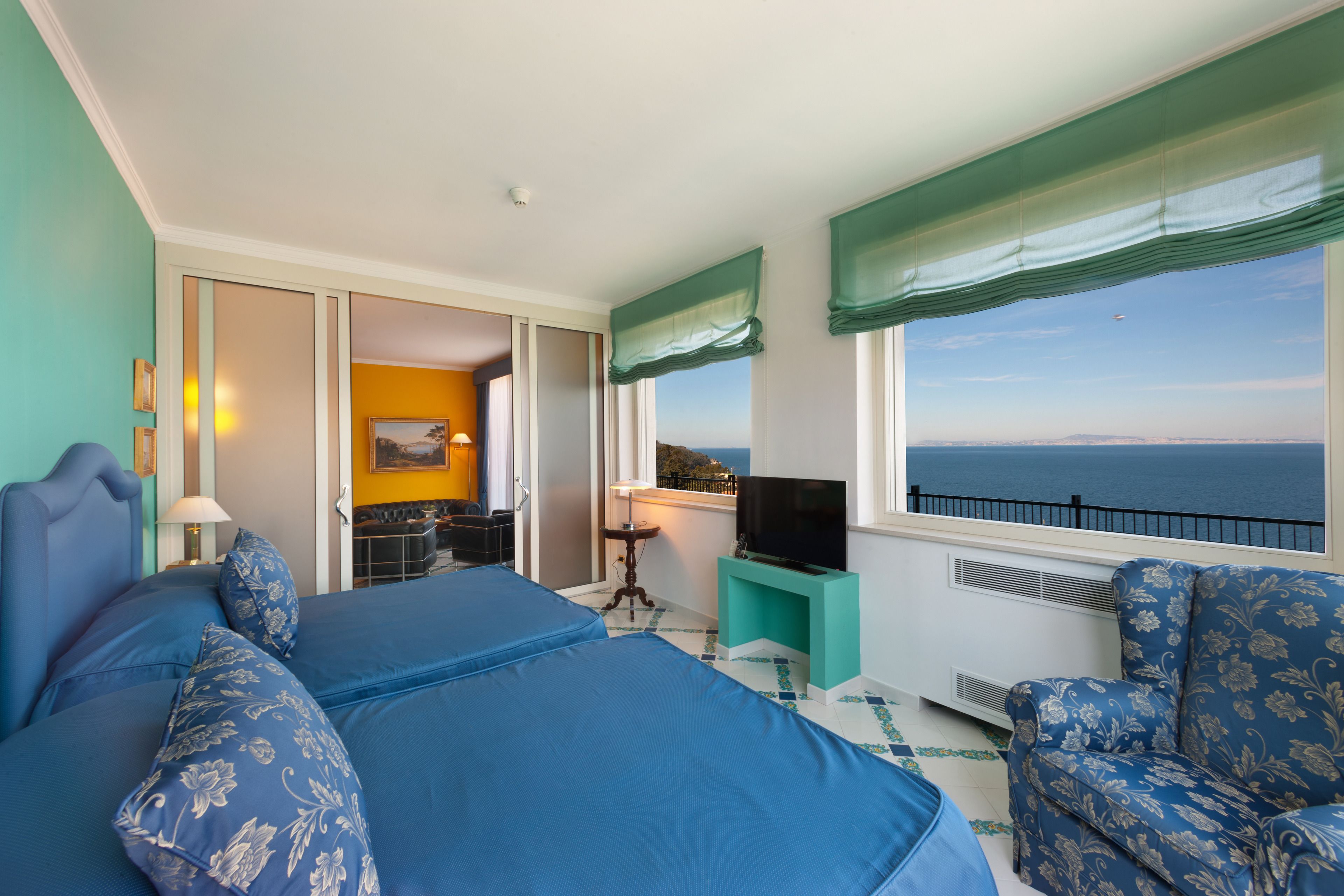 suite, balcony, sea view | premium bedding, minibar, in-room safe, desk
