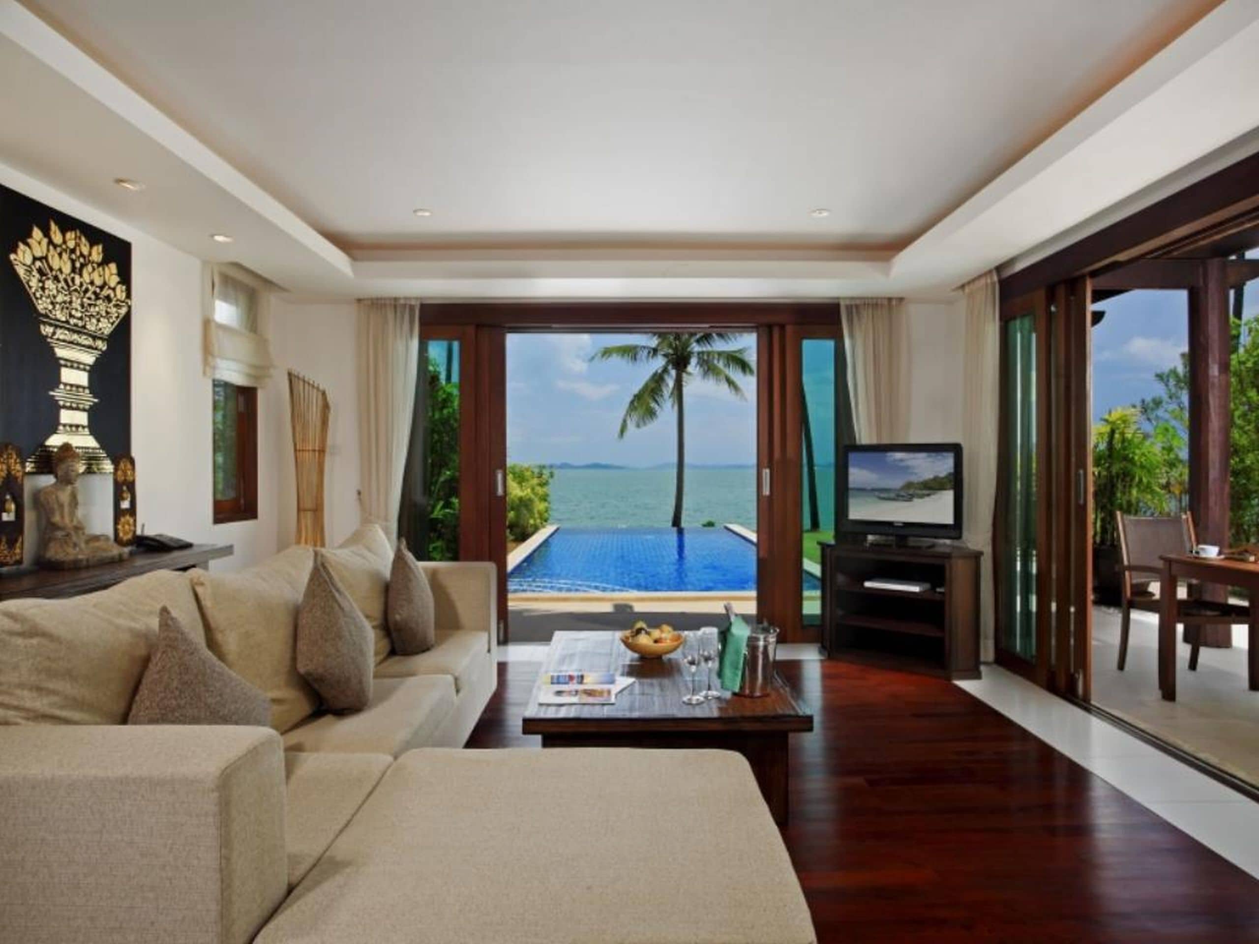 Villa, 3 Schlafzimmer, eigener Pool, Strandnähe (Grand) | Strand-/Meerblick