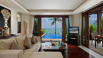 Villa, 3 Schlafzimmer, eigener Pool, Strandnähe (Grand) | Strand-/Meerblick