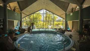 Sauna, steam room, body treatments, hydrotherapy, aromatherapy