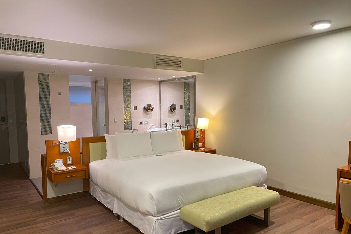 Habitación Deluxe, 1 Cama King size | 迷你吧、客房內保險箱、書桌、熨斗/熨衣板
